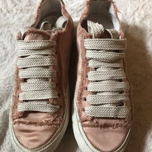 Pedro Garcia: Parson Suede-trimmed Sneakers